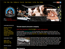 Tablet Screenshot of 5starlimousine.ca